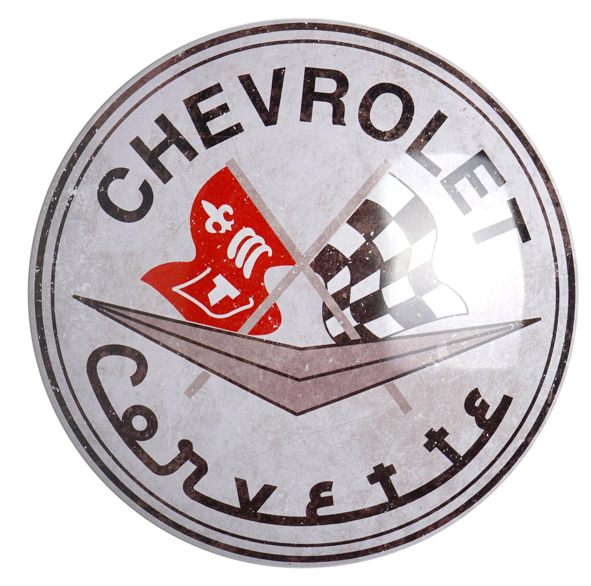 Chevy Corvette Metal Dome