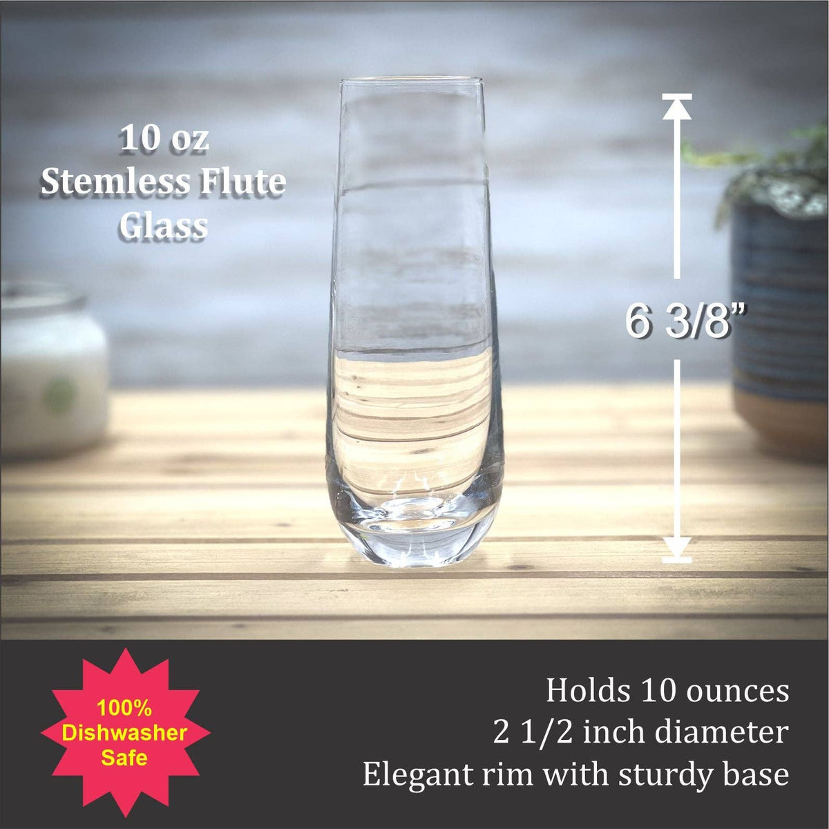 Lake George - 10 oz Stemless Flute