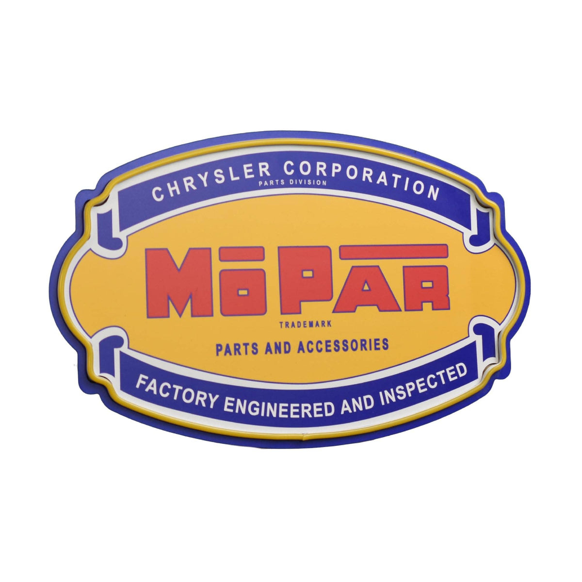 Mopar Parts LED Sign for Garage & Man Cave Decor