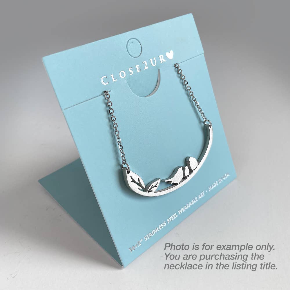 Hiker Stainless Steel Necklace