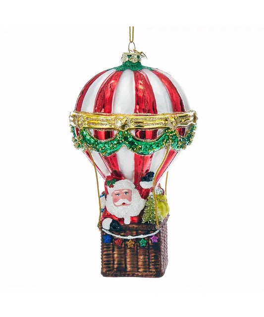 5.5"NOBL GEMS SANTA HOT AIR BALLOON