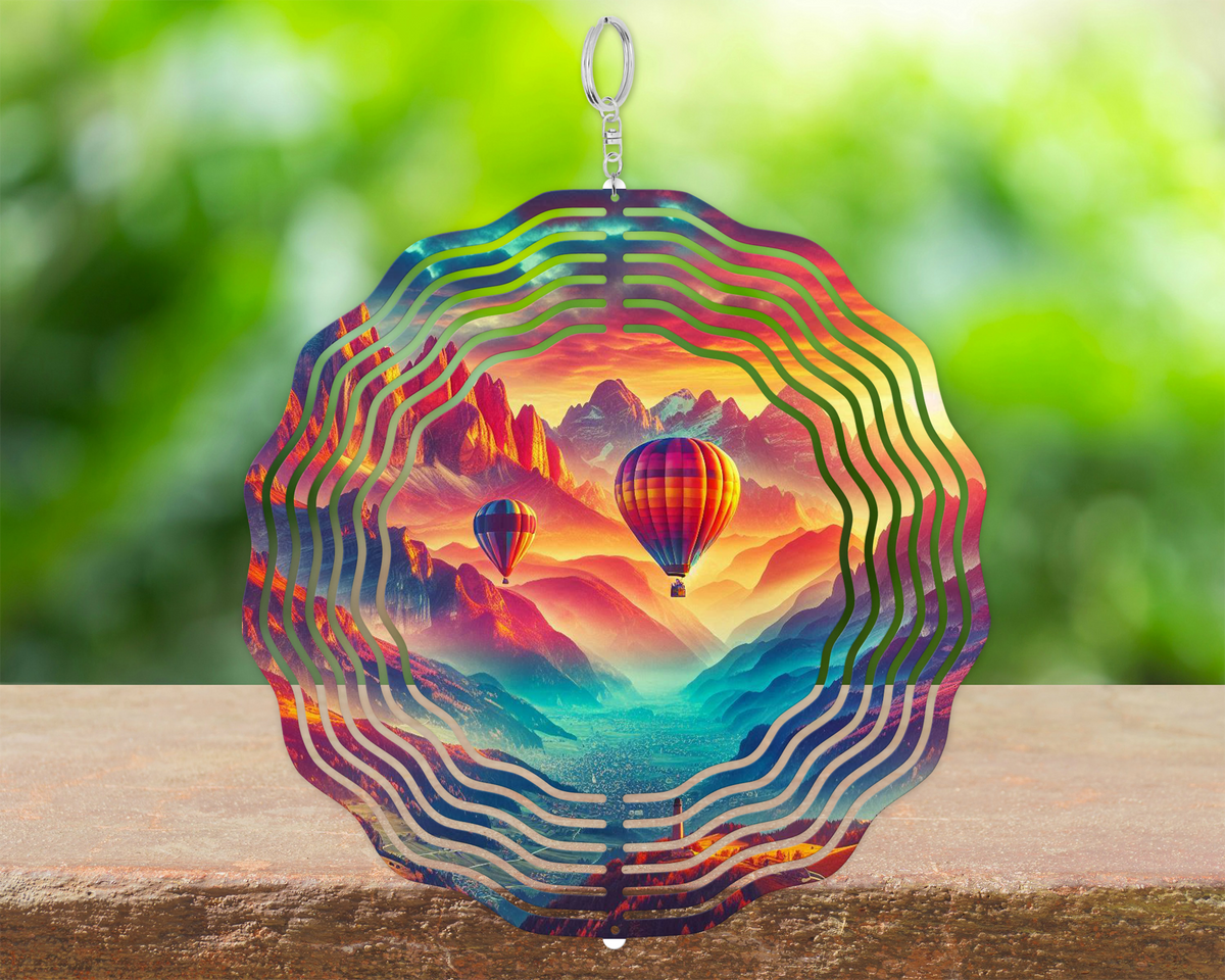 3D Wind Spinner - Aluminum - Outdoor Decor
