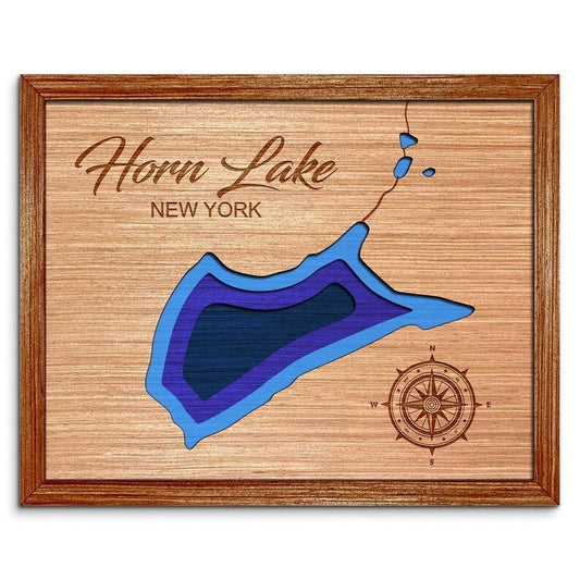Horn Lake, New York Depth Map