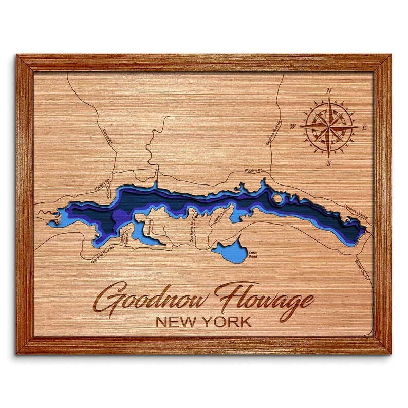Goodnow Flow, New York Depth Map