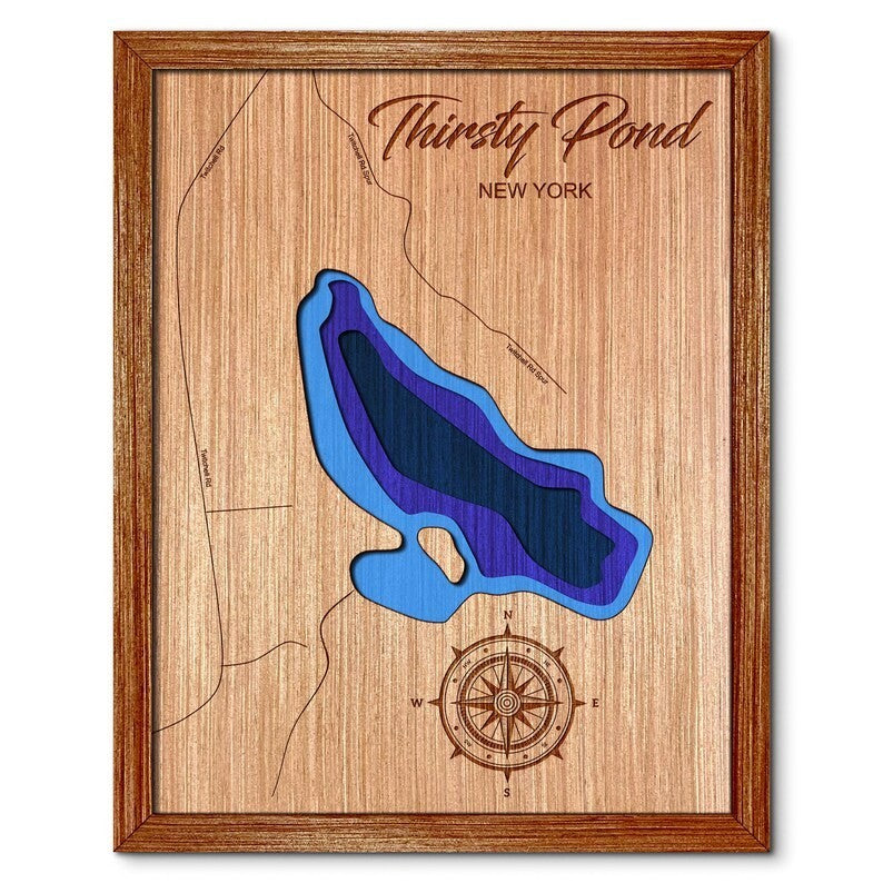 Thirsty Pond, New York Depth Map