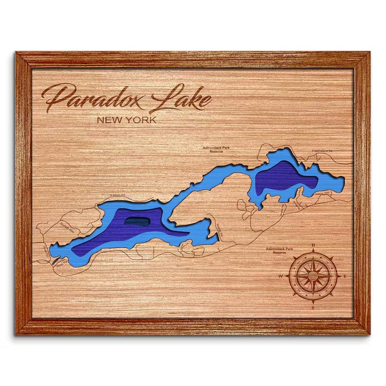 Paradox Lake, New York Depth Map