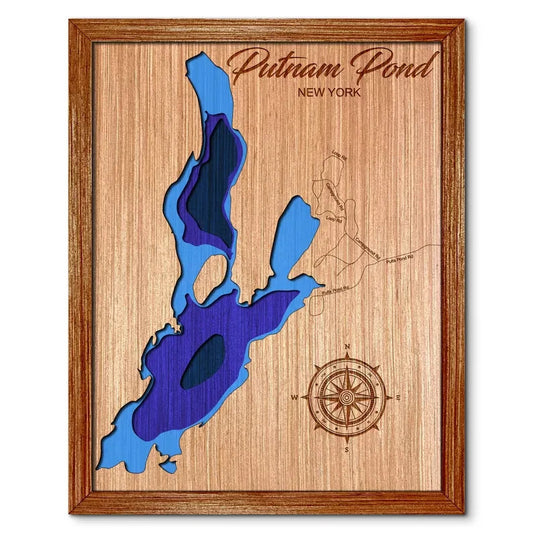 Putnam Pond, New York Depth Map