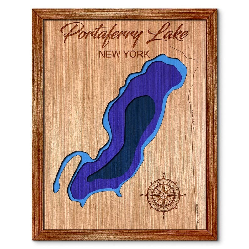 Portaferry Lake, New York Depth Map