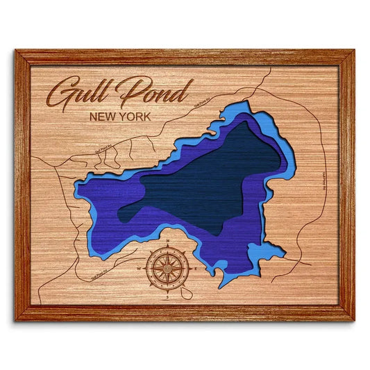 Gull Pond, New York Depth Map