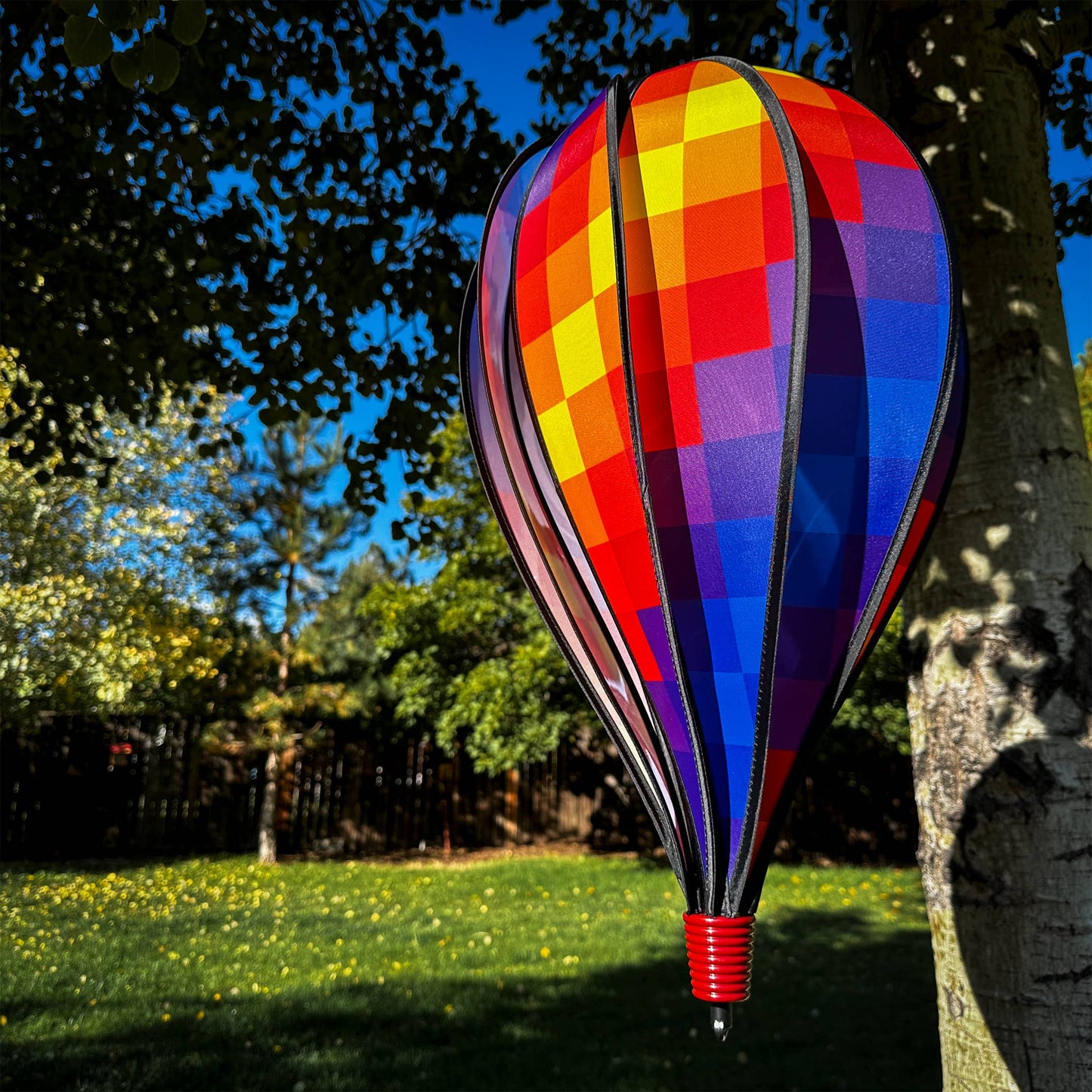 Rainbow Pixel 10 Panel Hot Air Balloon