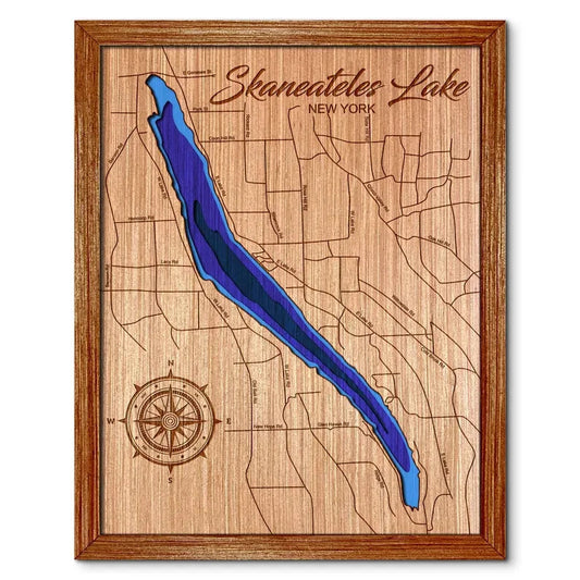 Skaneateles Lake, New York Depth Map