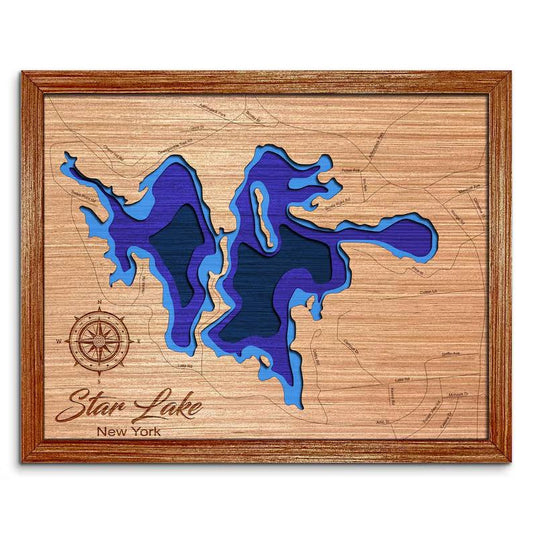 Star Lake, New York Depth Map