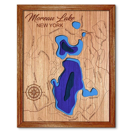 Custom Lake Depth Maps Lake Gifts