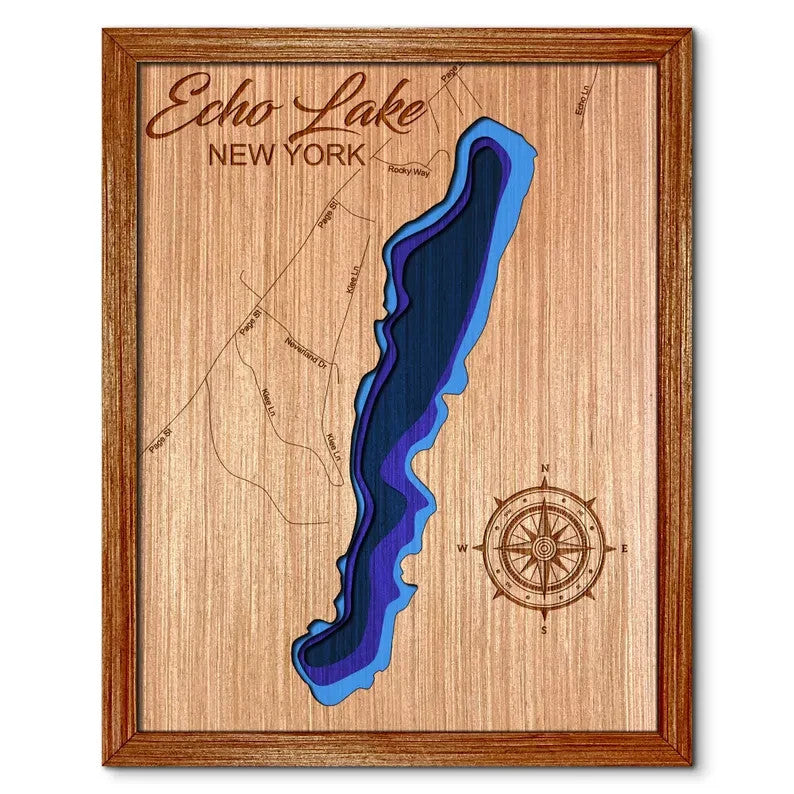 Echo Lake(Speculator), New York Depth Map