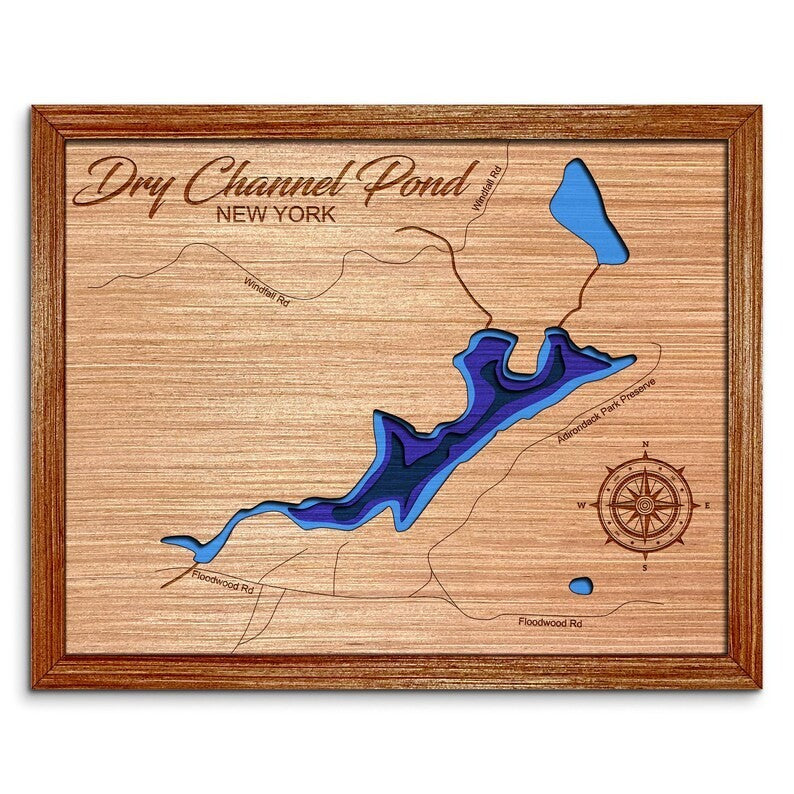 Dry Channel Pond, New York Depth Map