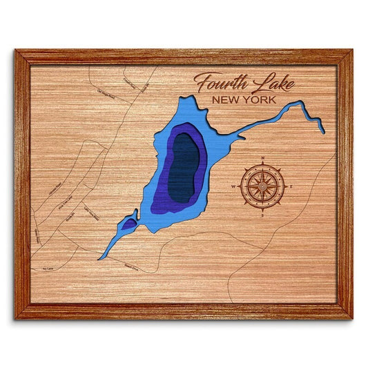 Fourth Lake,(Warren County) New York Depth Map