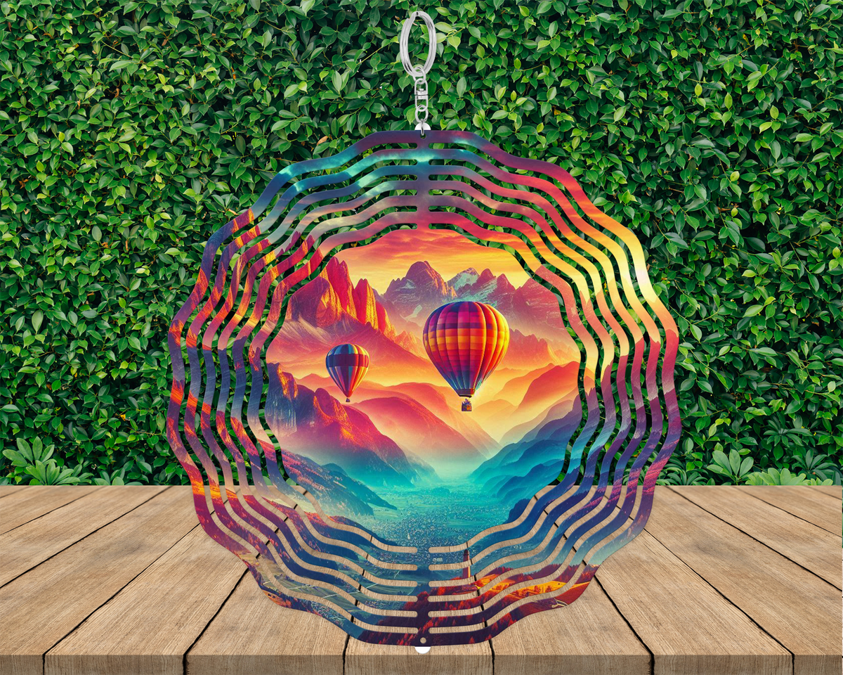 3D Wind Spinner - Aluminum - Outdoor Decor