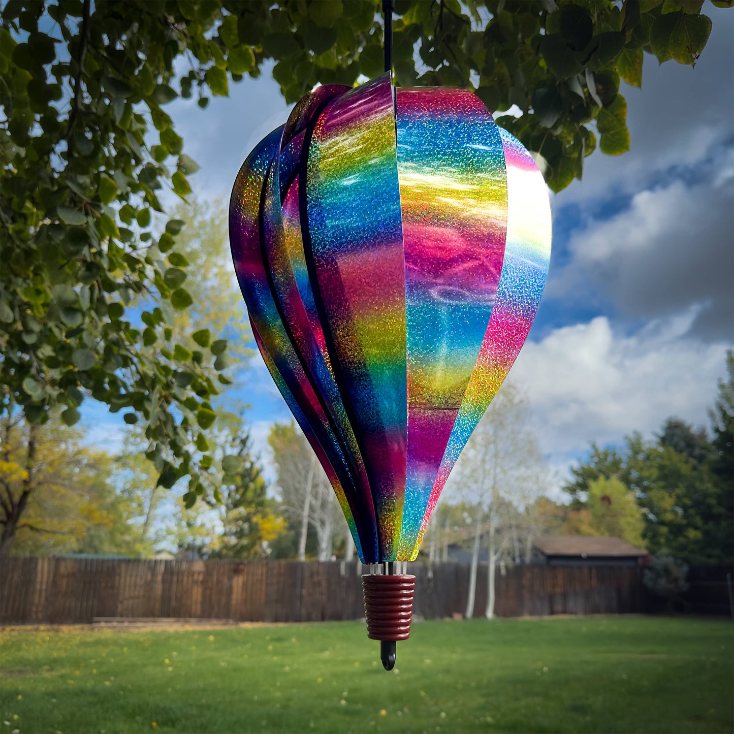 Rainbow Whirl 10 Panel Hot Air Balloon