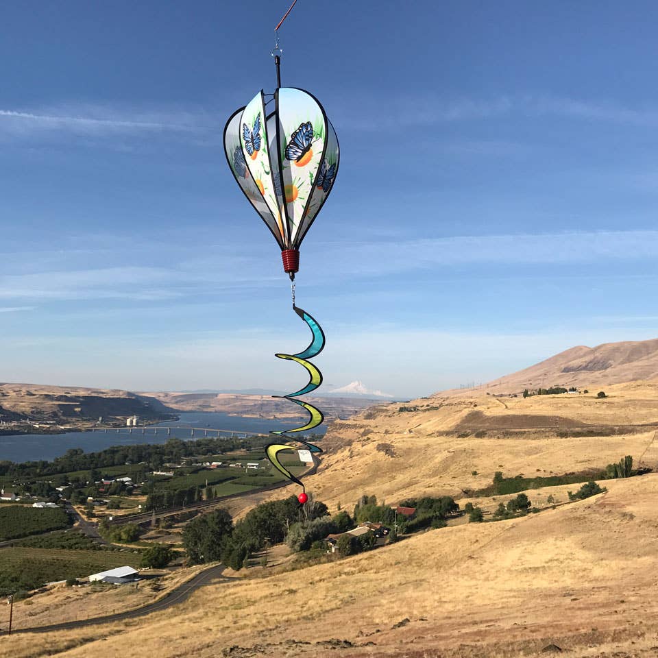 Blue Butterfly Hot Air Balloon