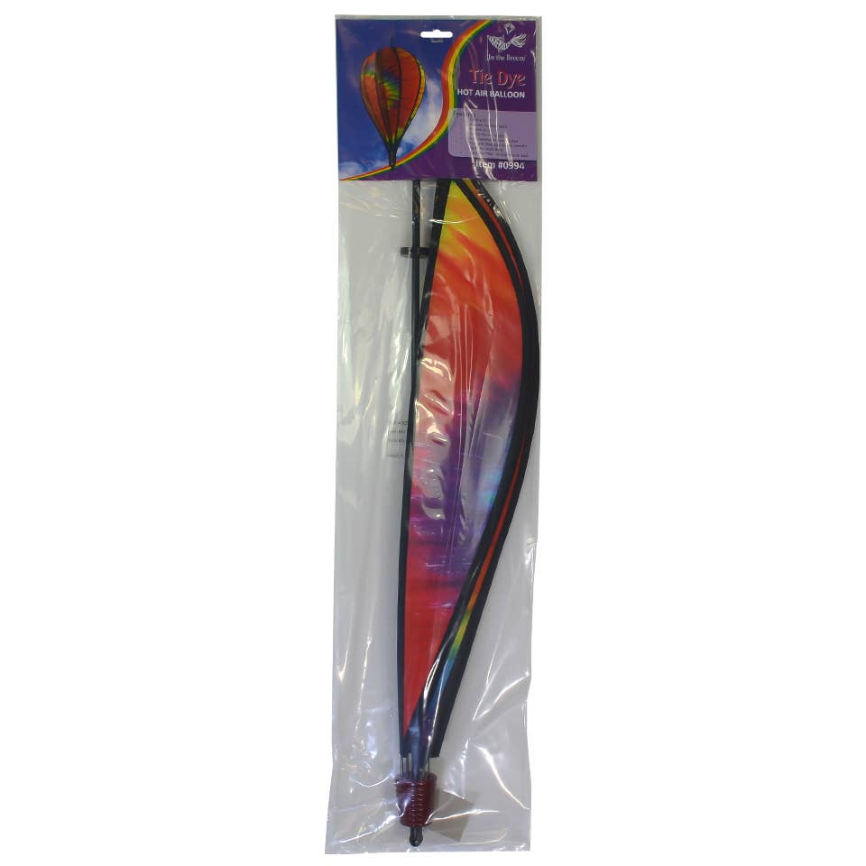 Tie Dye 10 Panel Hot Air Balloon Spinner