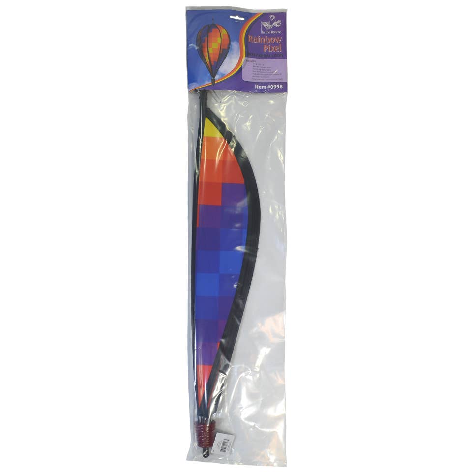 Rainbow Pixel 10 Panel Hot Air Balloon