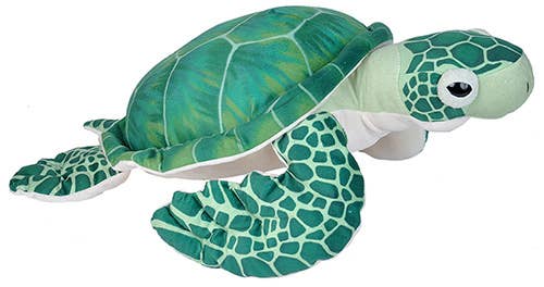 Living Ocean Green Sea Turtle Stuffed Animal 15"