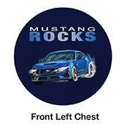 Ford Mustang Rocks with Guitar T-Shirt