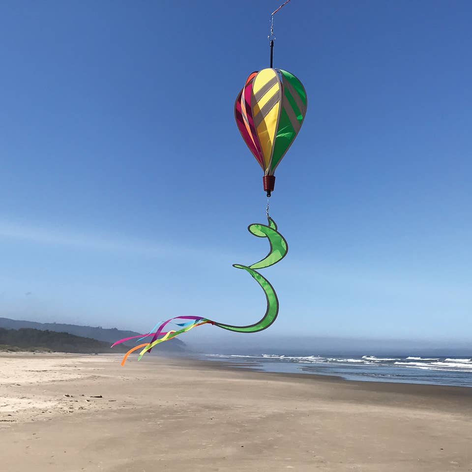 Retroreflective Rainbow 6-Panel Hot Air Balloon