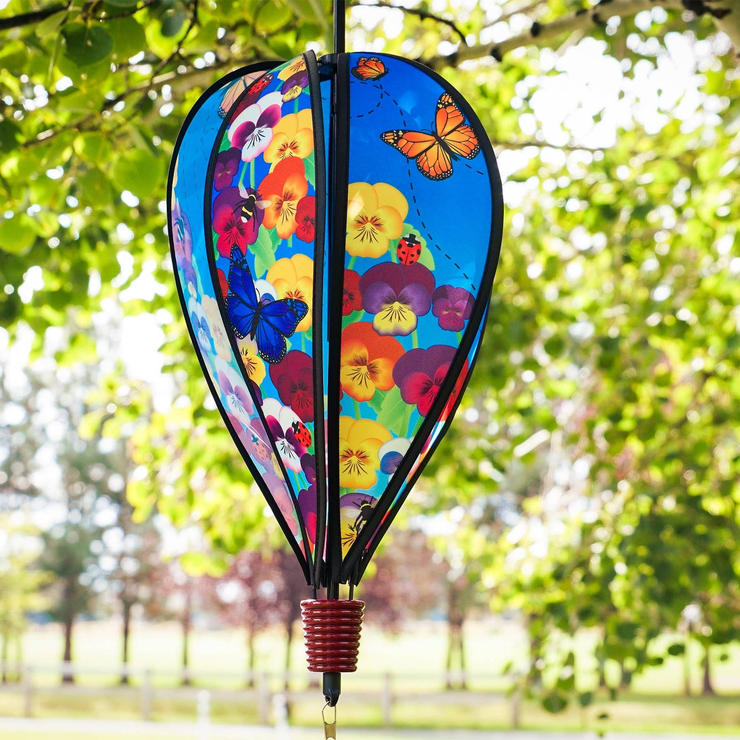 Spring Pansies 6-Panel Hot Air Balloon