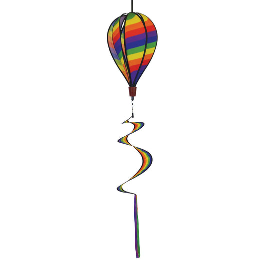 Rainbow Swirl 6 Panel Hot Air Balloon