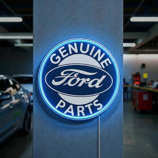 Vintage Ford LED Wall Sign for Garage & Man Cave