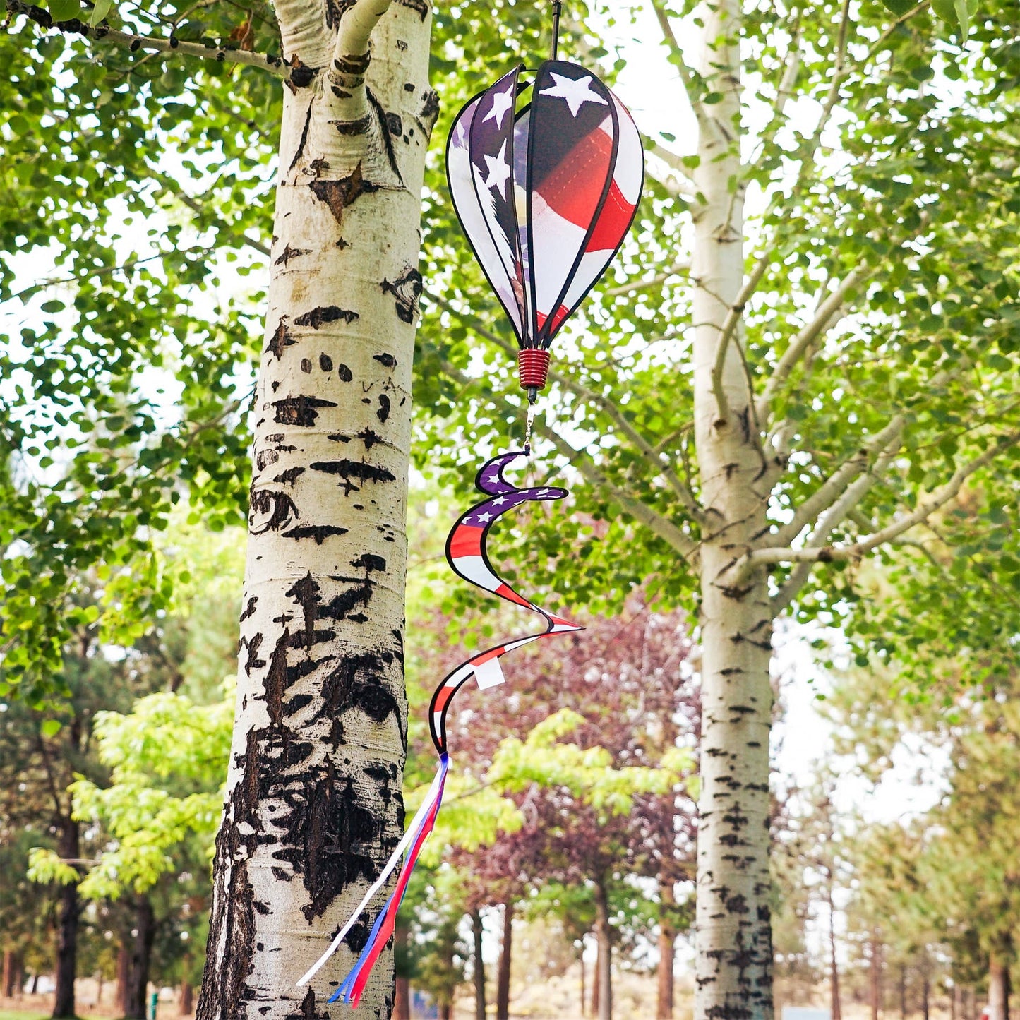 American Flag Eagle 6 Panel Hot Air Balloon
