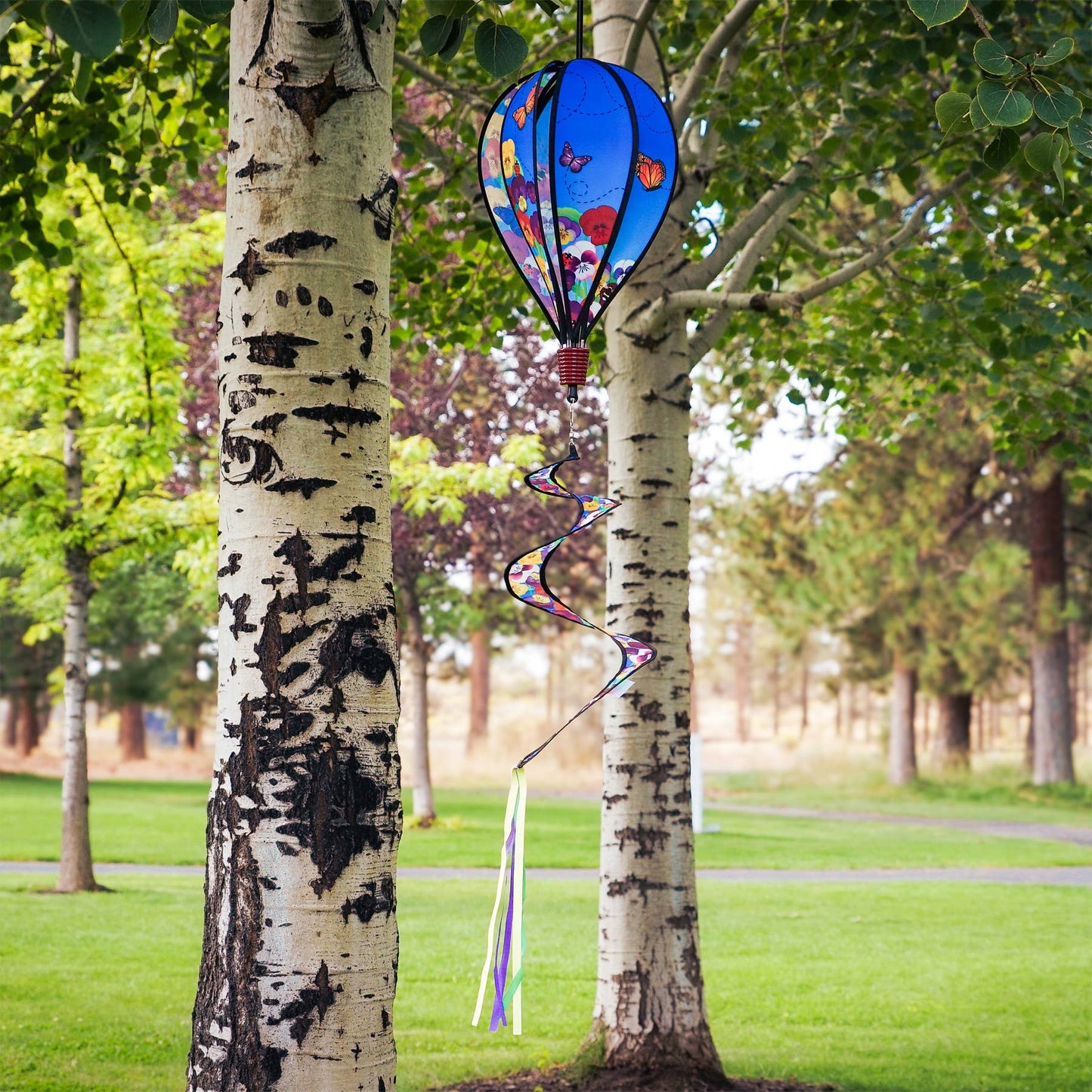 Spring Pansies 6-Panel Hot Air Balloon