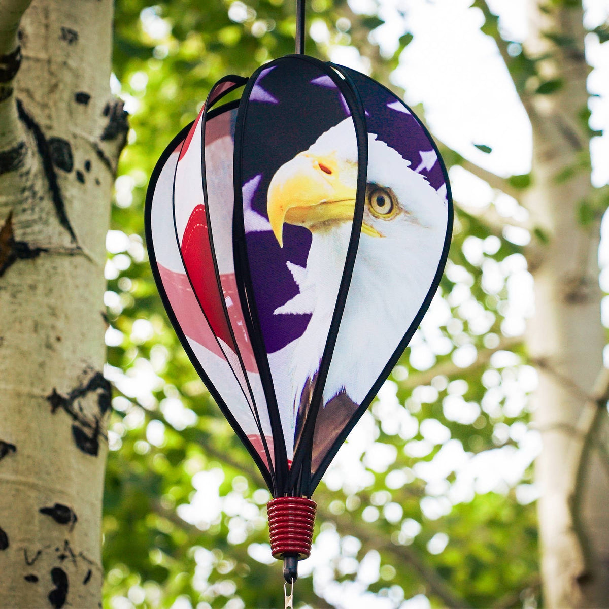 American Flag Eagle 6 Panel Hot Air Balloon