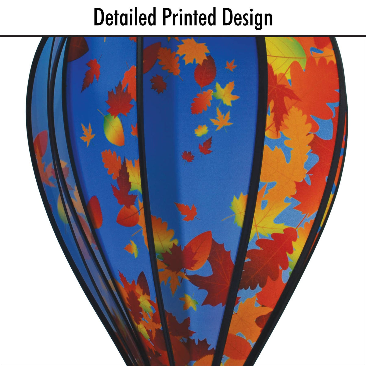 Fall Leaves 10 Panel Hot Air Balloon Spinner