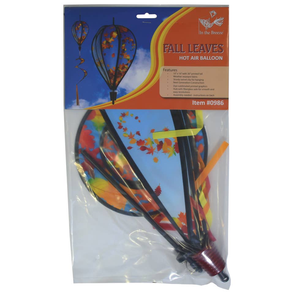 Fall Leaves 6-Panel Hot Air Balloon