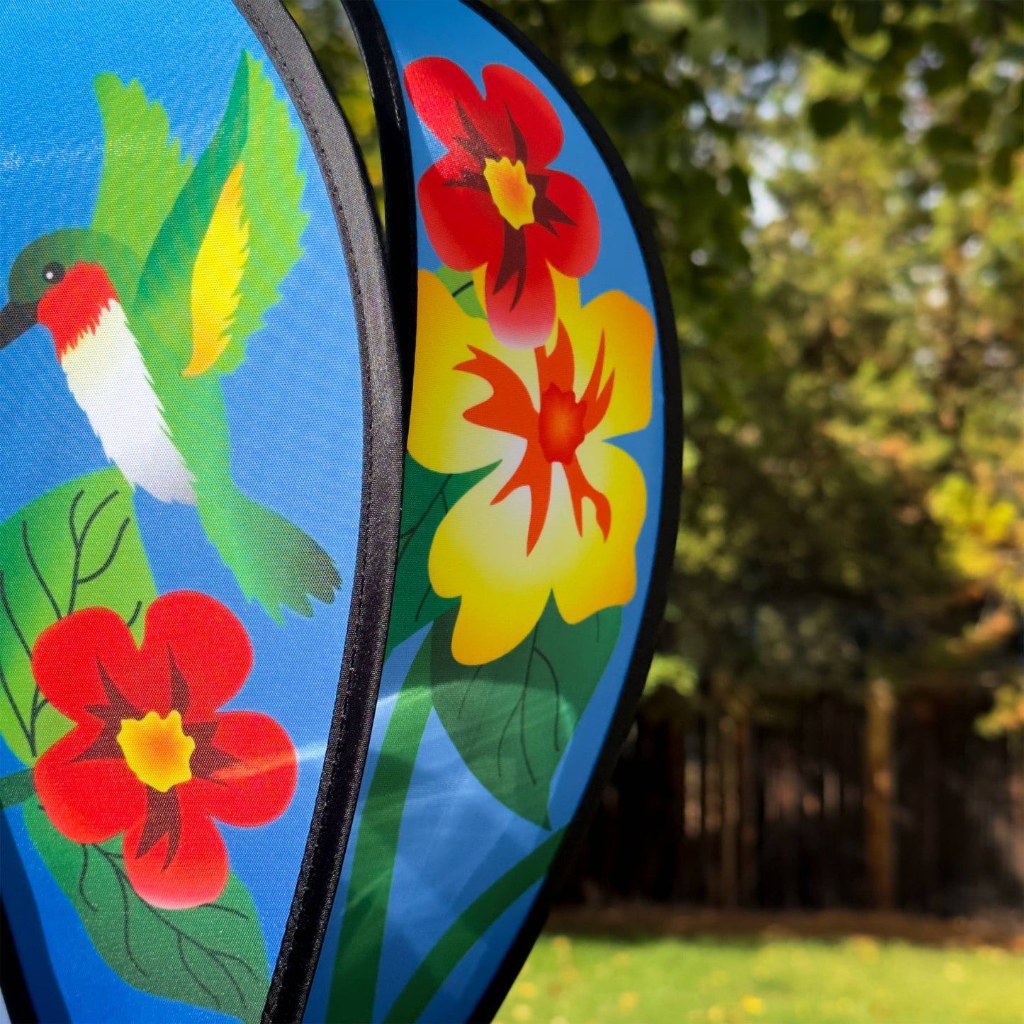 Hummingbird Flowers Hot Air Balloon