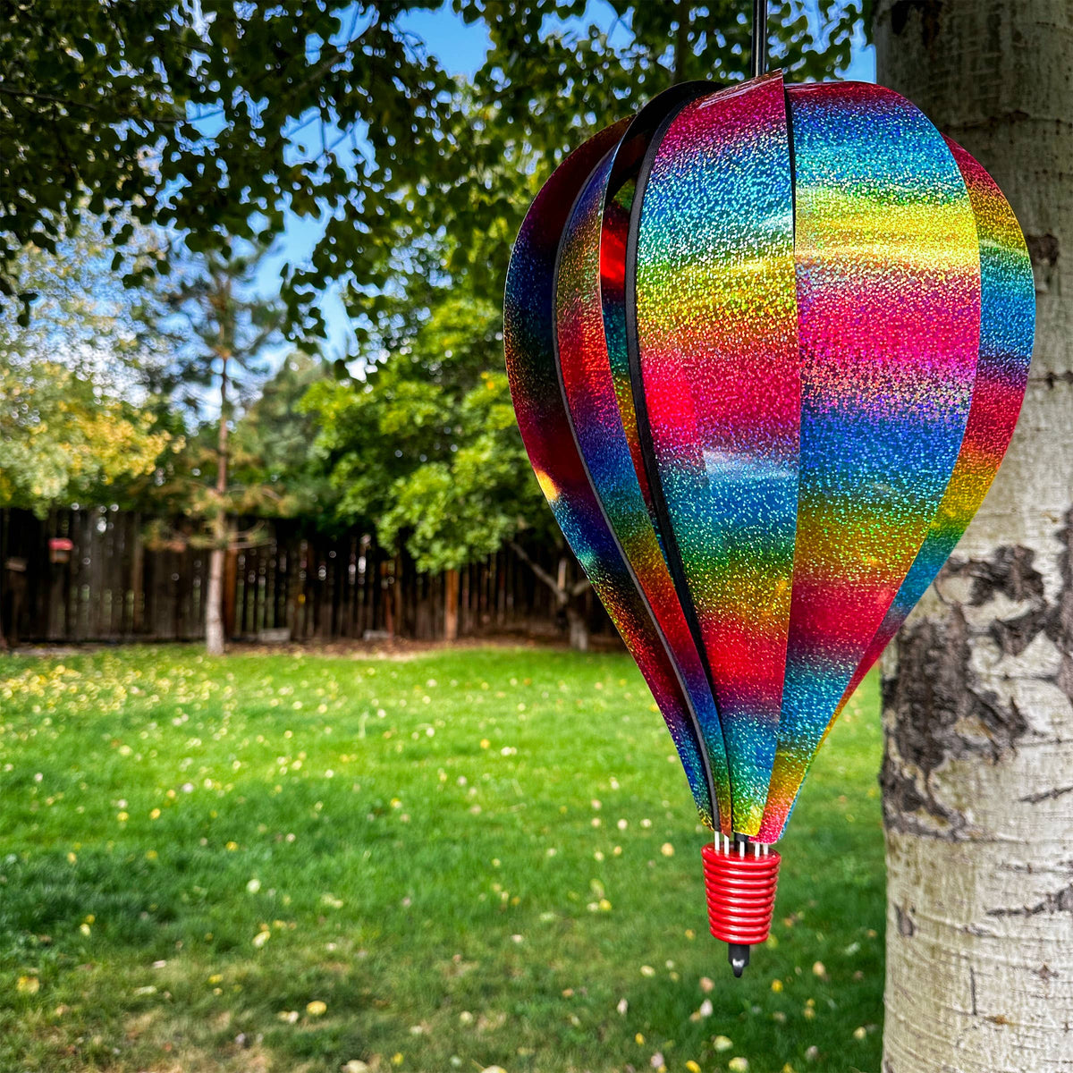 Rainbow Whirl 10 Panel Hot Air Balloon